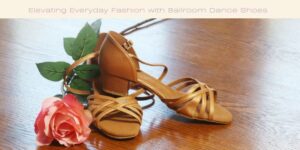 dancing shoes and a rose