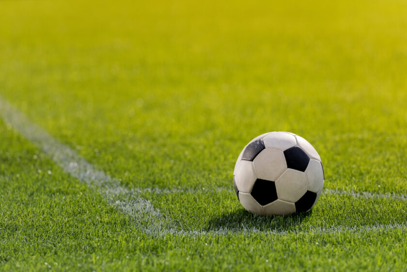 football on a field