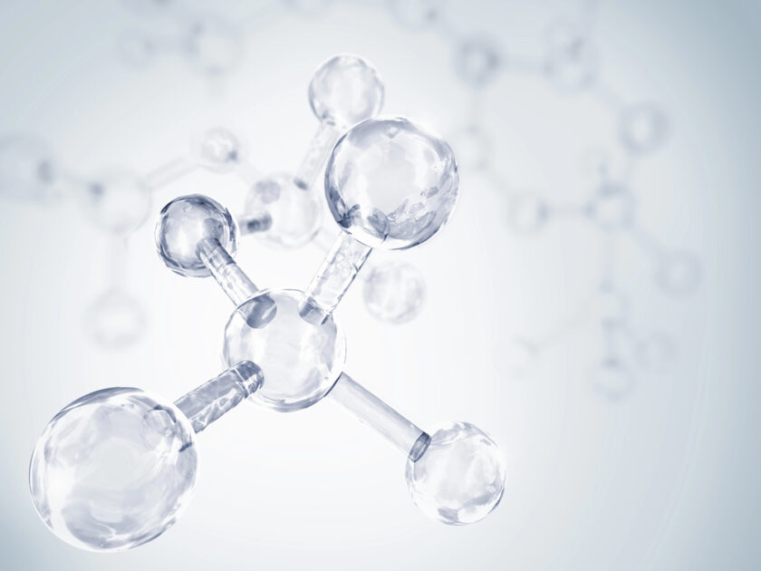 white molecules