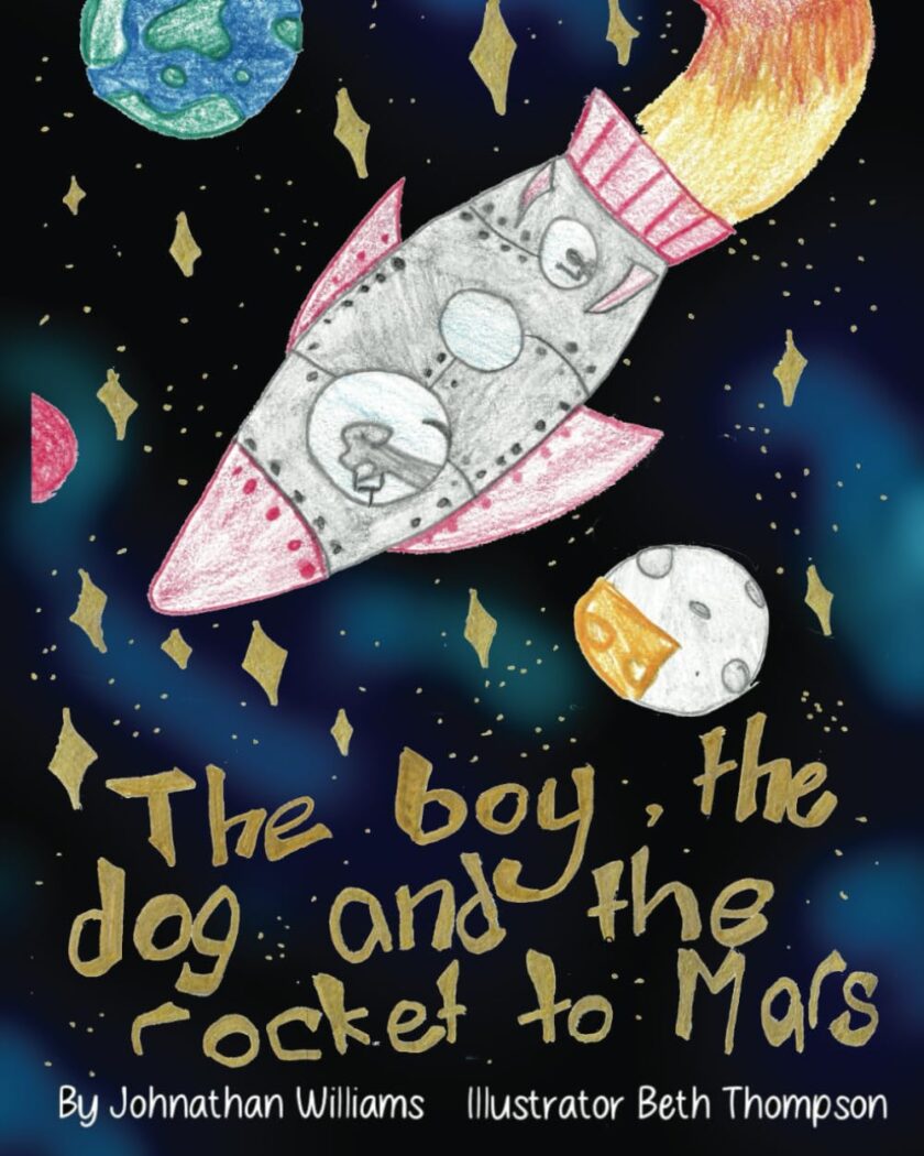 The boy, the dog, and the rocket to Mars Front