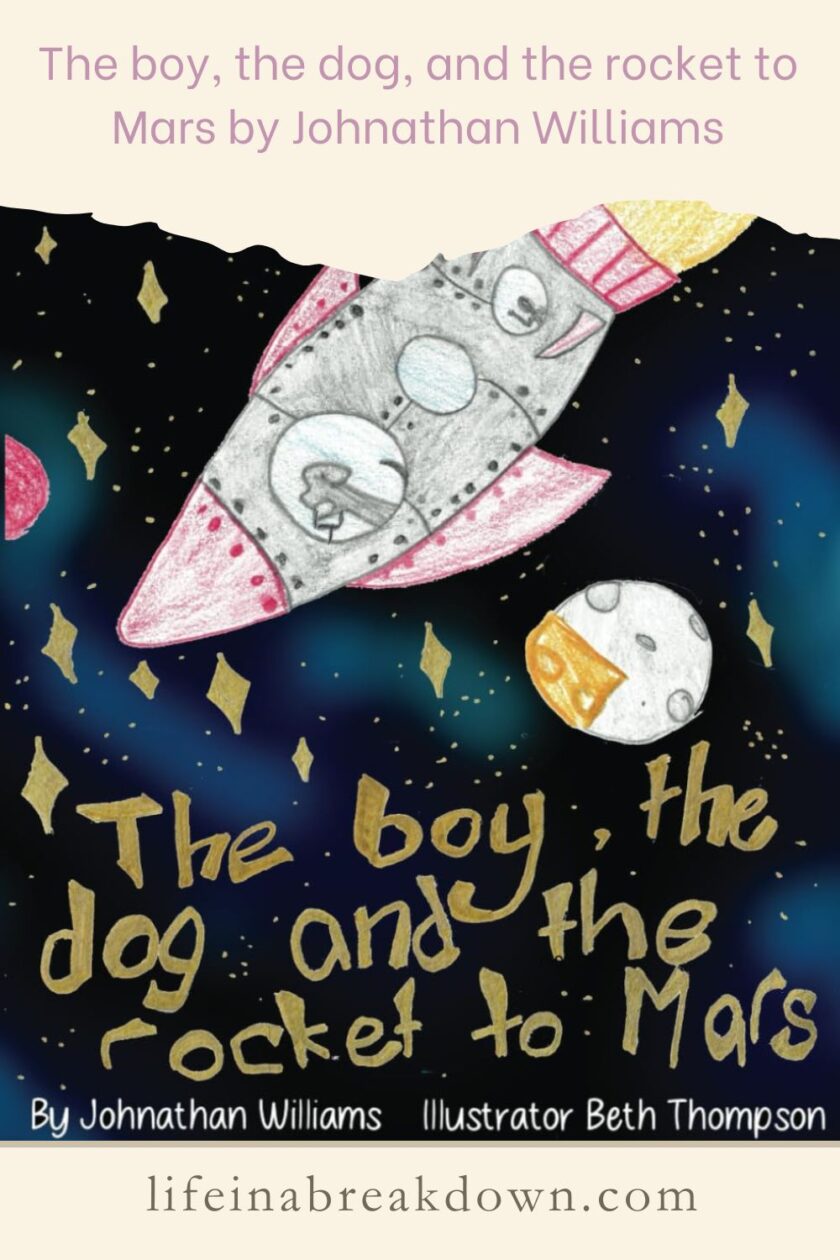 Check out this incredible book written at 12 and published at 14 about a boy and a talking dog who blast off to Mars and need to save the day!