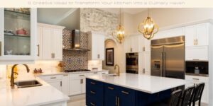 5 Creative Ideas to Transform Your Kitchen into a Culinary Haven image licenced via canva and copyright via Getty Images and RAUL RODRIGUEZ
