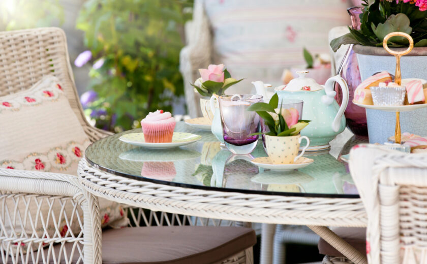 Garden Tea Party Set Up
