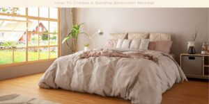 How To Create A Serene Bedroom Retreat image licensed via canva pro and copyright of getty images signature and asbe