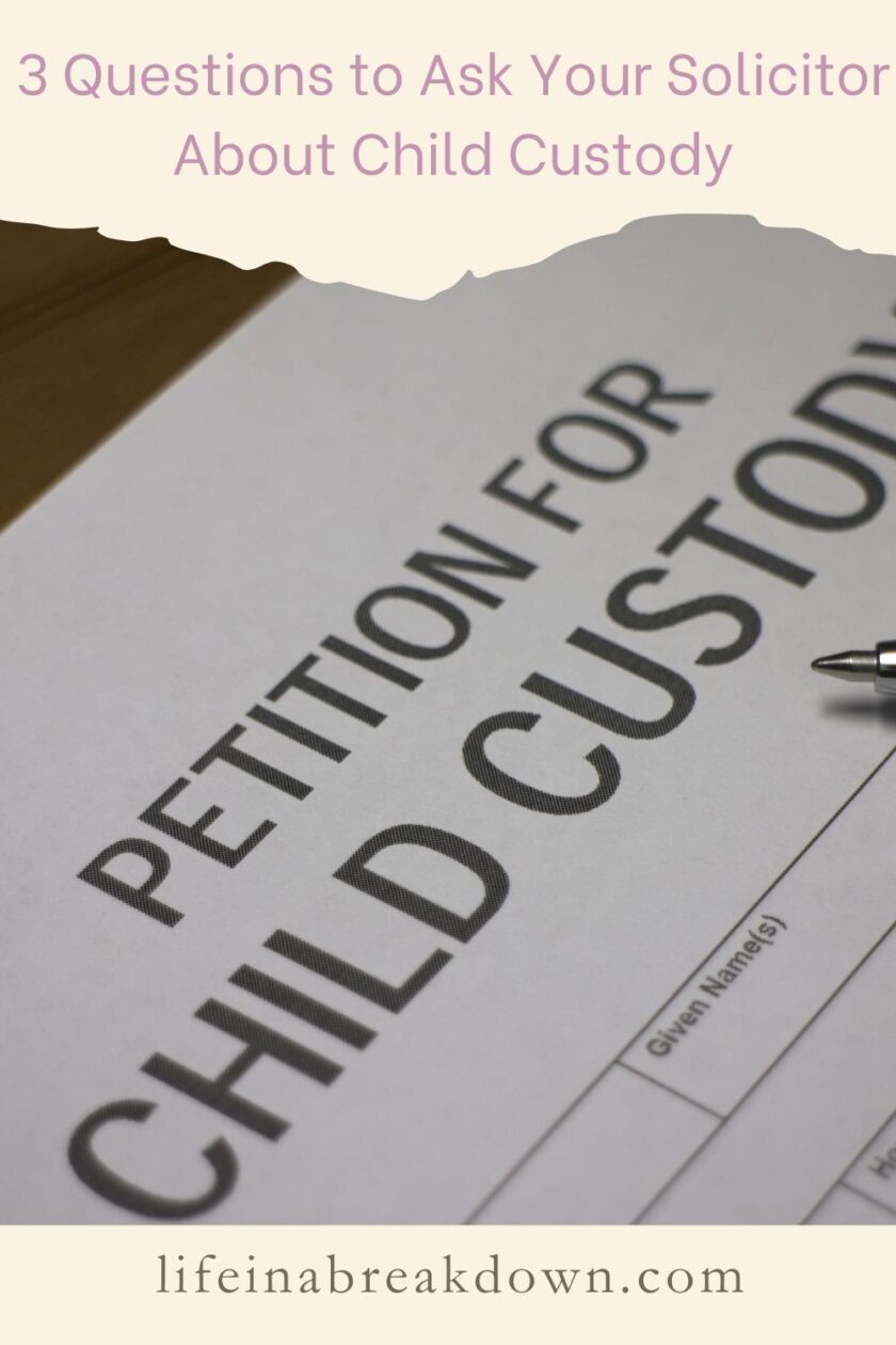 Are you wondering what you should ask your solicitor when it comes to child custody? Then here are 3 questions you should think about.