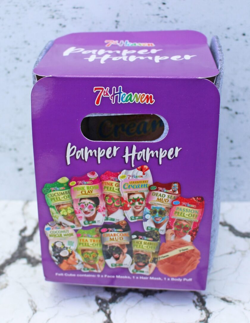 7th Heaven Pamper Hamper Outer Packaging