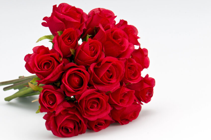 bouquet of red roses