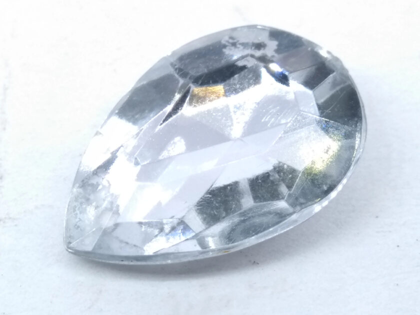 Pear shaped gem stone