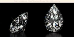 Pear Moissanite Ring Timeless Elegance and Durability image licensed via canva pro and copyright of Getty images and selensergen