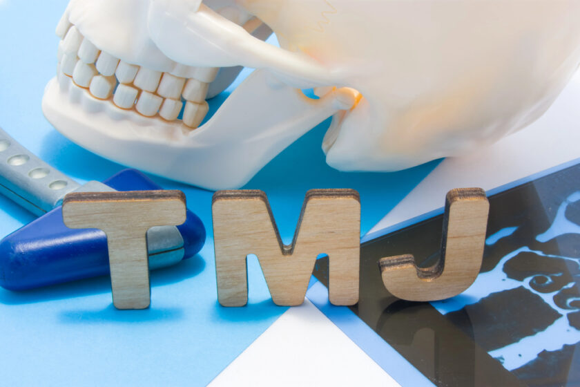 TMJ with a skull