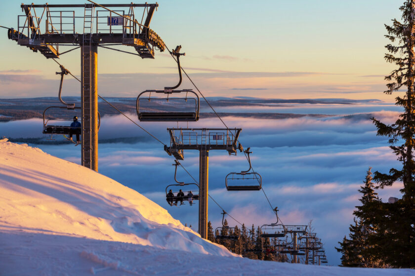 skiing location