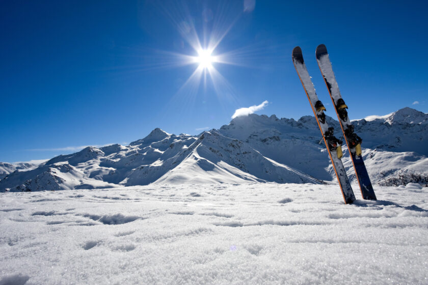 Skiing holiday