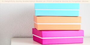 10 Delightfully Quirky Subscription Boxes UK From Artisanal Socks to Forgotten Books image licensed via canva pro and copyright of Getty images and vasantytf