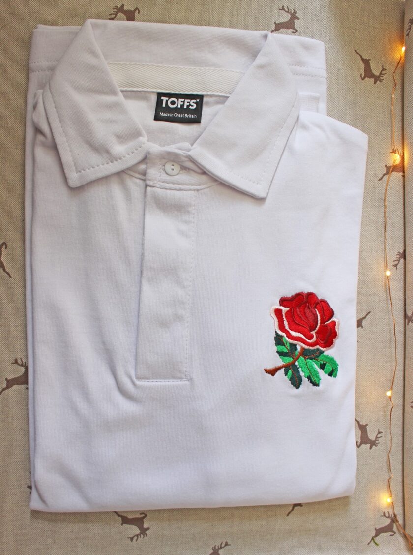 England 1980 Vintage Rugby Shirt by TOFFS