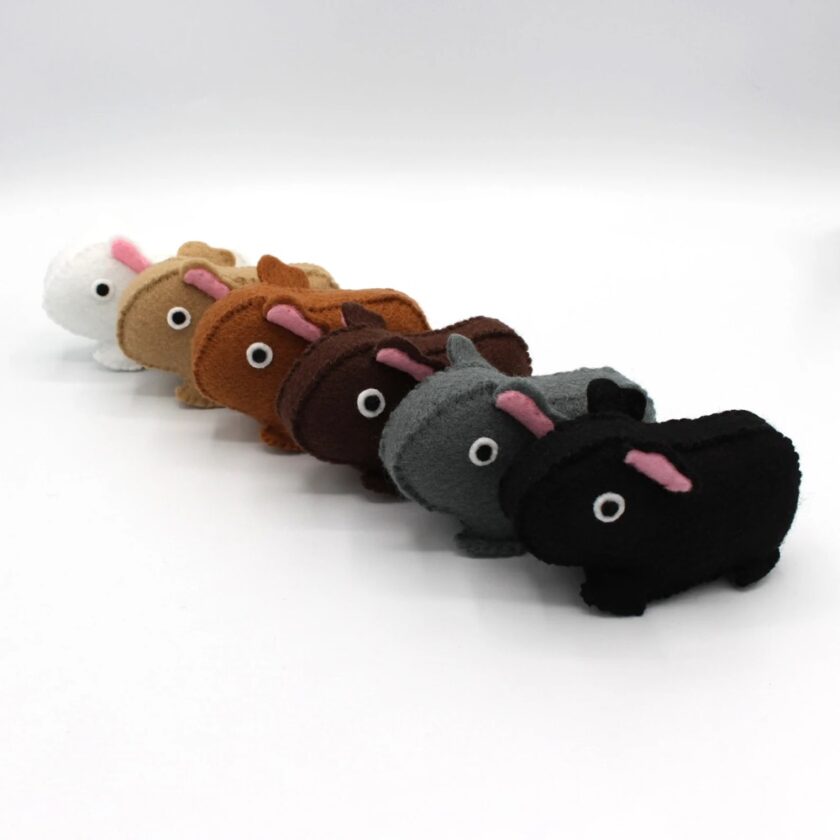 Felt Guniea Pig Breads - Edelji