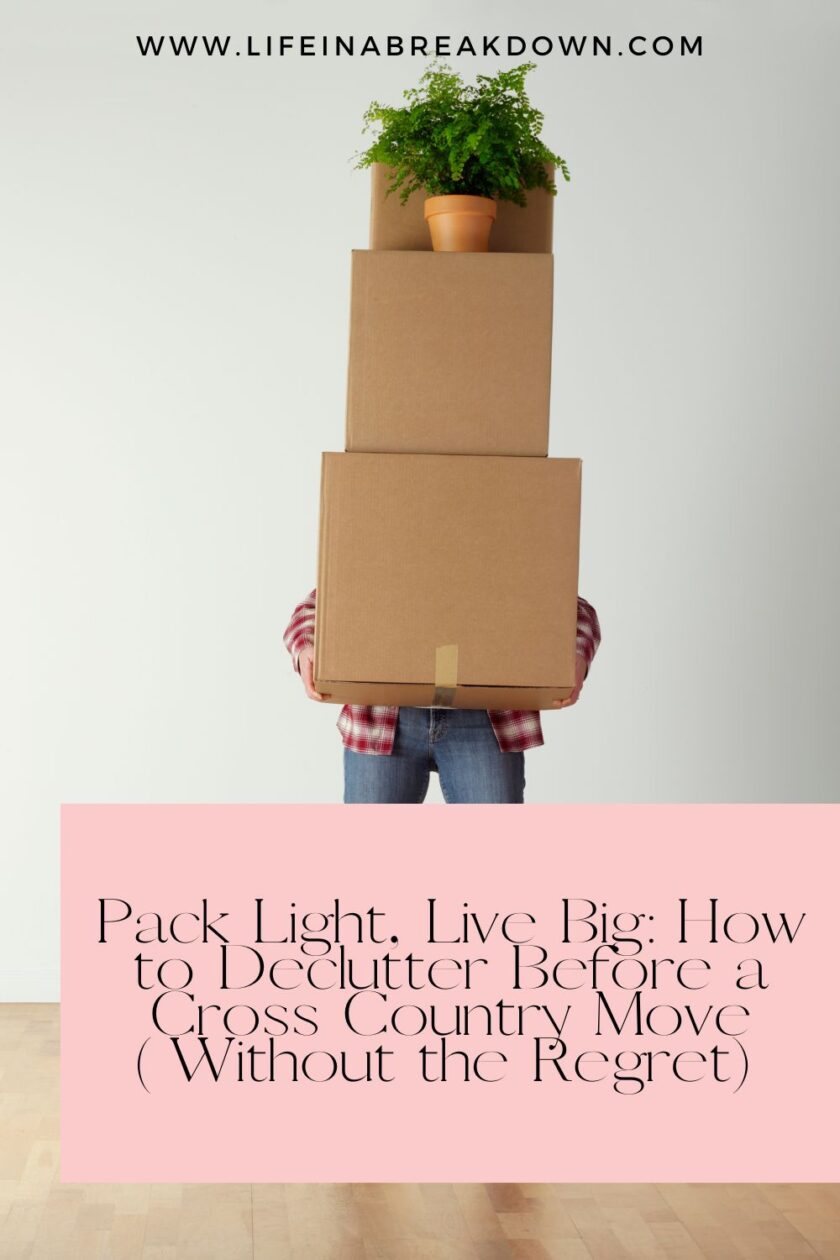 Packing light for a cross-country move starts with smart decluttering. Get easy strategies to let go of clutter and make moving simpler and less stressful.