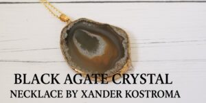 Black Agate Crystal Necklace Header