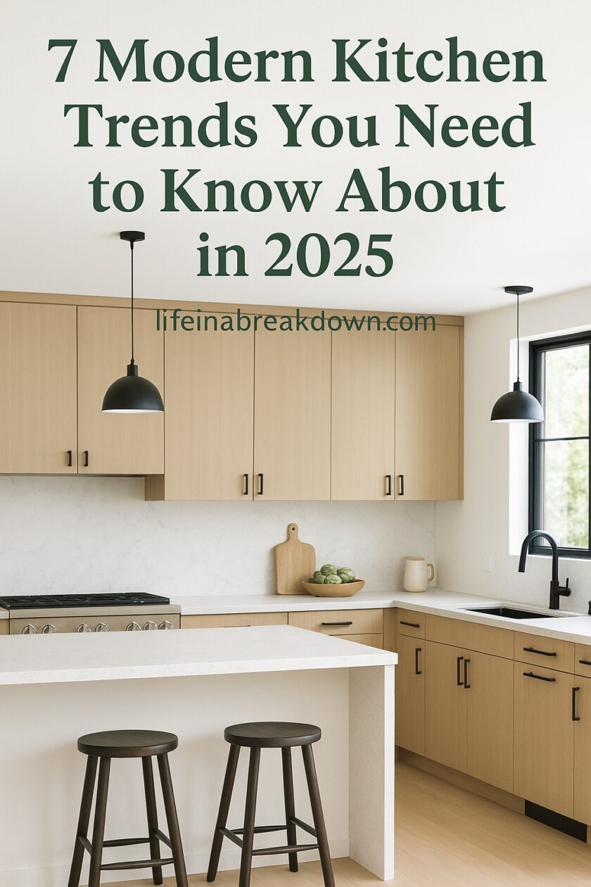 Discover the top modern kitchen trends for 2025 and see how natural materials, smart tech, and bold backsplashes can transform your space.