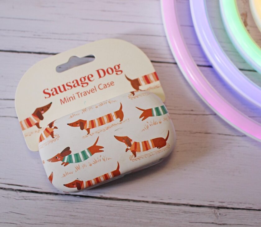 Sausage Dog Mini Travel Case