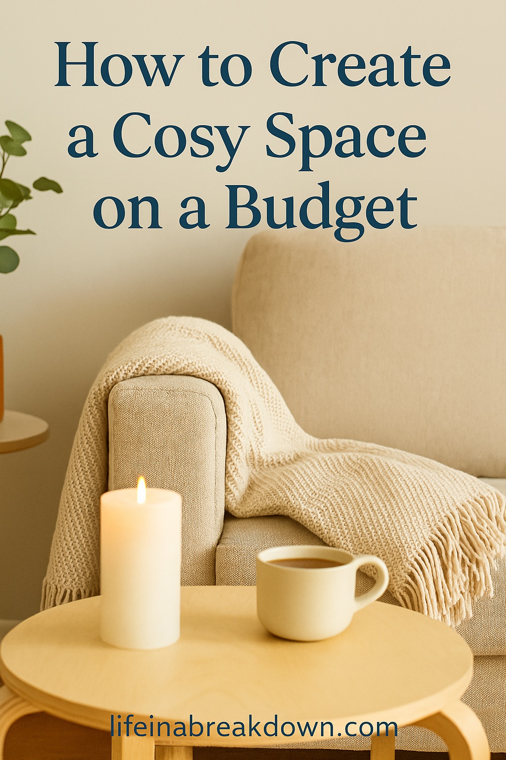 How to Create a Cosy Space on a Budget - Life in a Break Down