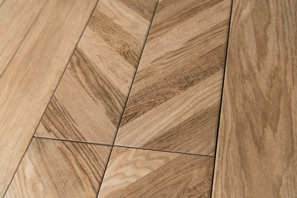 A close-up of a wooden floor.