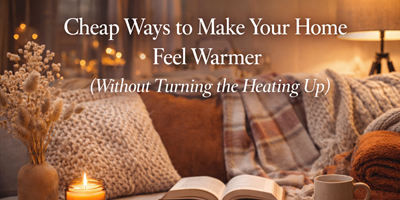 Make Your Home Feel Warmer Without Overspending - Life in a Break Down